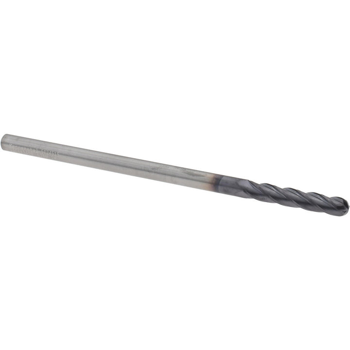 3/16" 4-Flute Solid Carbide Ball End Mill, TiAlN - Kennametal 5824515