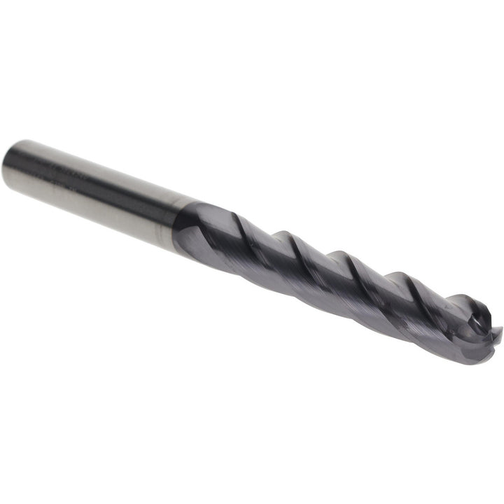 1/2" 4-Flute Solid Carbide Ball End Mill, TiAlN - Kennametal 5824540