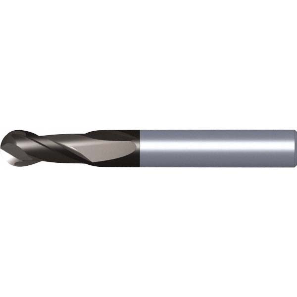 0.2362" 2-Flute Solid Carbide Ball End Mill, TiAlN - Kennametal 5874174