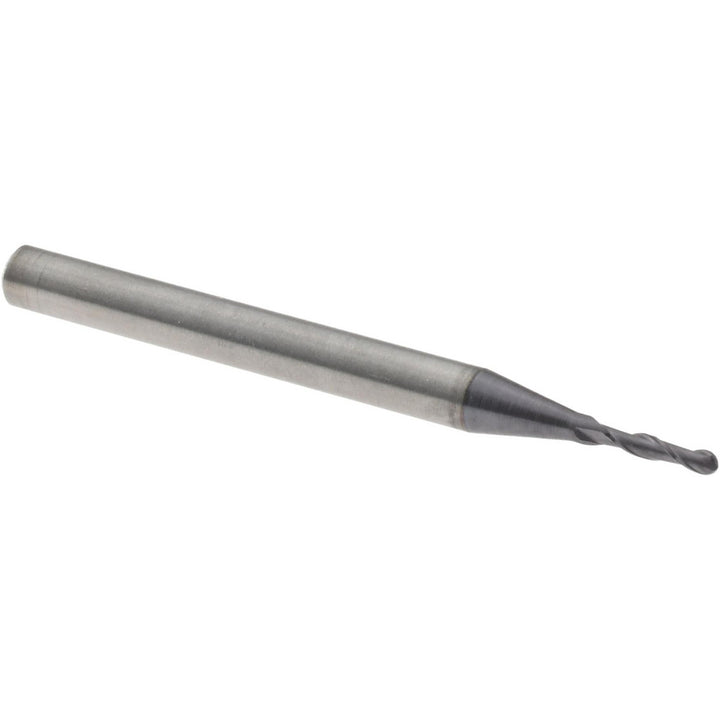 3/64" 2-Flute Solid Carbide Ball End Mill, TiAlN - Kennametal 5876723