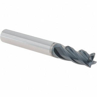 0.3120" 4-Flute Solid Carbide Corner Radius End Mill, AlTiN - Iscar 5607227