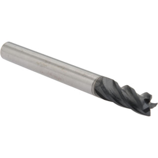 1/4" 4-Flute Solid Carbide Corner Radius End Mill, AlTiN - Iscar 5623089