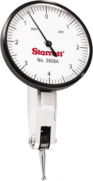0.0080" Dial Indicator, 0.000100" grad - Starrett 12488