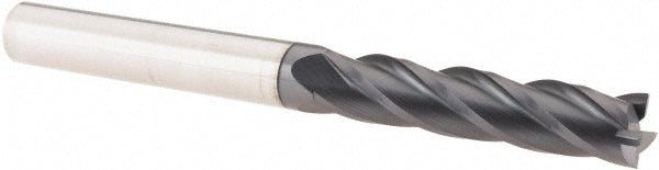 3/8" 4-Flute Solid Carbide Square End Mill, AlTiN - SGS 31884
