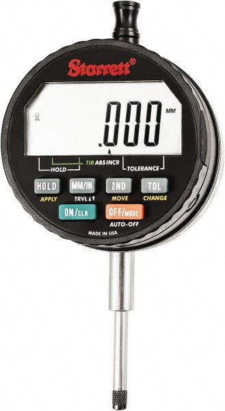 1.0000" Dial Indicator, 0.000100" accuracy - Starrett 49513