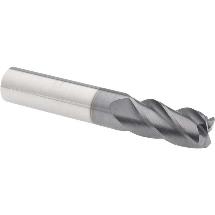 1/2" 4-Flute Solid Carbide Corner Radius End Mill, AlCrTiN - Accupro 310290