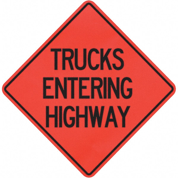 Trucks Entering Highway Sign - PRO-SAFE 07-800-4TEH-L