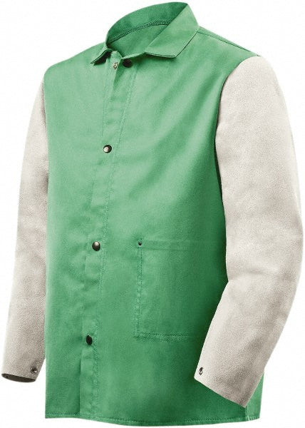 X-Large Gray; Green Flame Resistant/Retardant Protective Garment - Steiner 1230-X