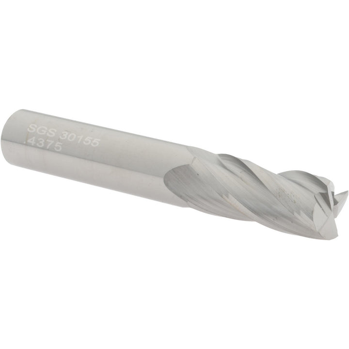7/16" 4-Flute Solid Carbide Square End Mill - SGS 30155