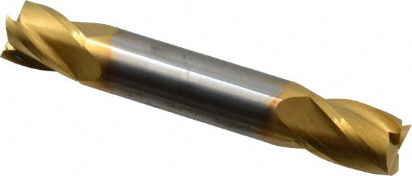 7/16" 4-Flute Solid Carbide Square End Mill, TiN - SGS 31477