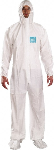 2X-Large White Chemical; Liquid Protective Garment - Ansell WH20-B92-111-06
