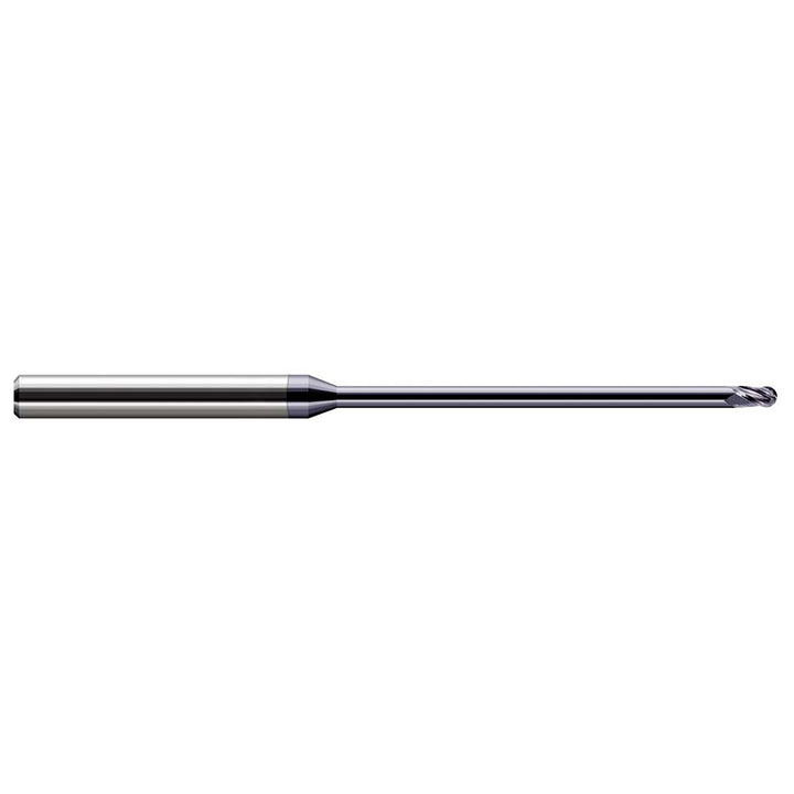 1/16" 3-Flute Solid Carbide Ball End Mill, AlTiN - Harvey Tool 59462-C3