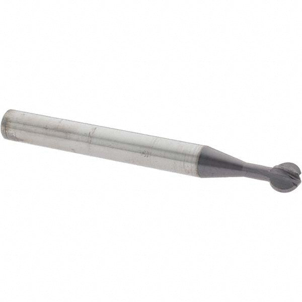 1/4" 4-Flute Solid Carbide Undercutting End Mill, AlTiCrN - Accupro 32497802