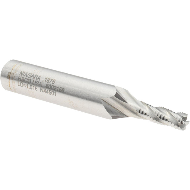 0.1875" 4-Flute Cobalt Roughing End Mill - Seco 17010357