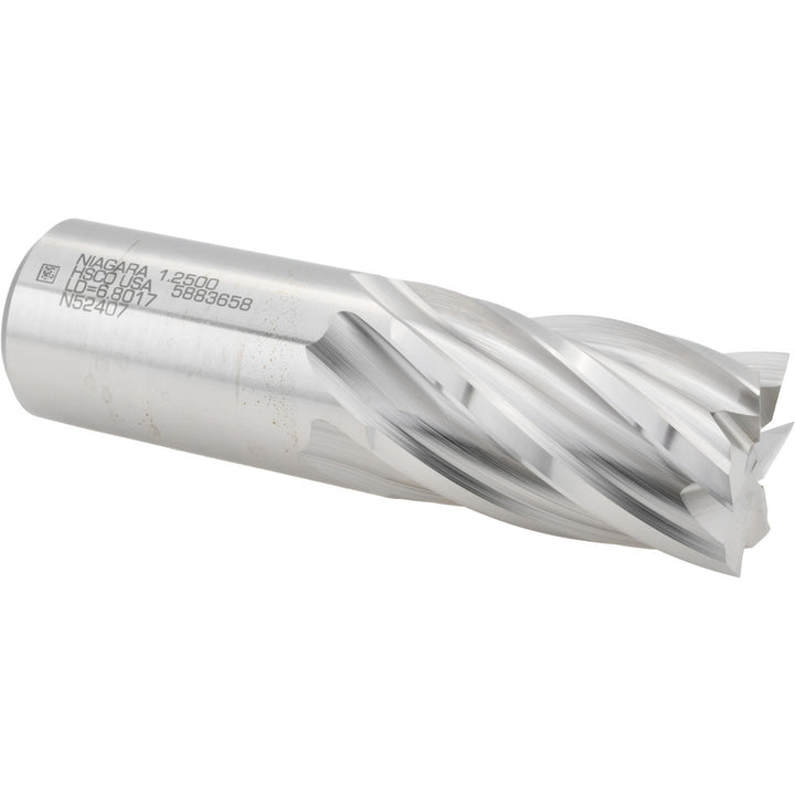 1-1/4" 6-Flute Cobalt Square End Mill - Seco 17011876