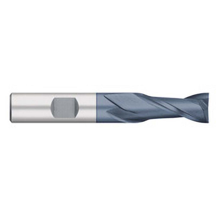 5/8" 2-Flute Cobalt Square End Mill, AlTiN - Titan USA TE82828