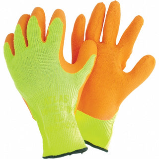 Yellow Polyester Gloves - SHOWA 317XL-10