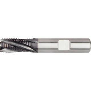 3/8" 4-Flute Solid Carbide Corner Radius & Corner Chamfer End Mill, AlTiN - Widia 5577390