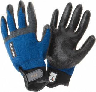 X-Large Blue; Gray Nylon; Spandex; Stainless Steel; Kevlar Cut, Puncture & Abrasion-Resistant Gloves - Ansell 298131