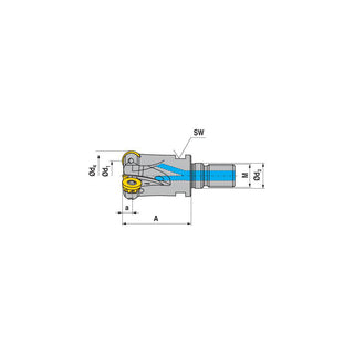 Indexable End Mills - Ceratizit 50684032
