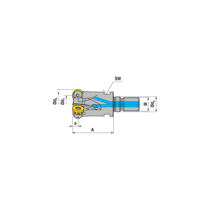 Indexable End Mills - Ceratizit 50684032