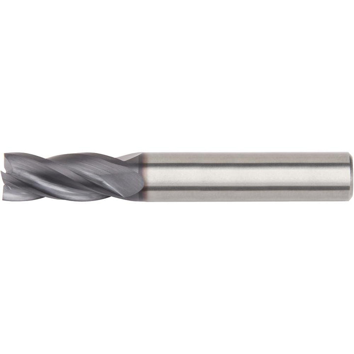 1/2in" 4-Flute Solid Carbide Square End Mill, TiAlN - Widia 5879174