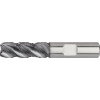 3/16" 4-Flute Solid Carbide Corner Radius & Corner Chamfer End Mill, AlTiN - Widia 5576347