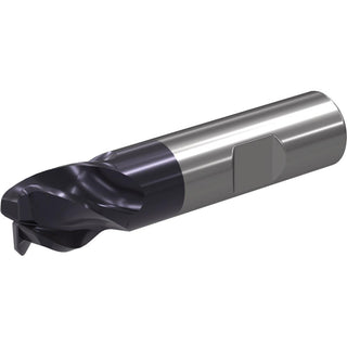 1/2" 4-Flute Solid Carbide Corner Radius End Mill, WU20PE - Widia 6945867