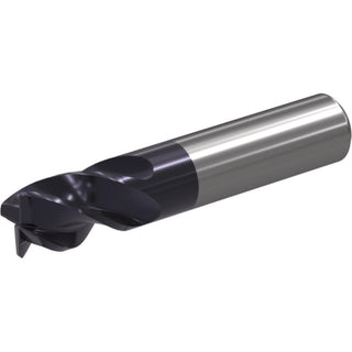 3/16" 4-Flute Solid Carbide Corner Radius End Mill, WU20PE - Widia 6945649