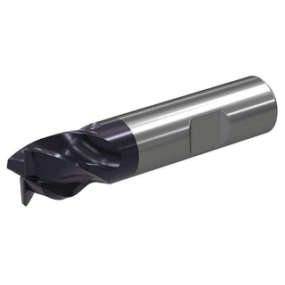1/2" 4-Flute Solid Carbide Corner Radius & Corner Chamfer End Mill, AlTiN - Widia 6945721