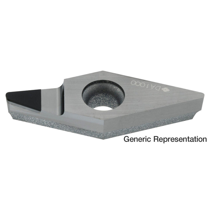 NF-VCMT160404 Polycrystalline Diamond Insert, Grade DA1000, Coated - Sumitomo 16HQCDV