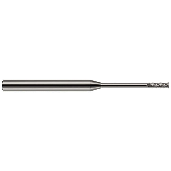 0.0250" 4-Flute Solid Carbide Square End Mill - Harvey Tool 992525