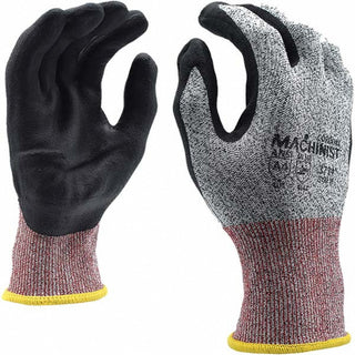 X-Small Salt & Pepper Glass Fiber; HPPE Cut-Resistant Gloves - Cordova 3734XS