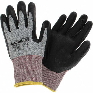 Medium Salt & Pepper Glass Fiber; HPPE Cut-Resistant Gloves - Cordova 3734M