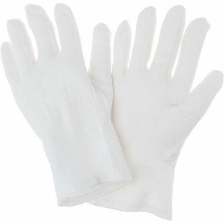 Medium White Cotton General Purpose Gloves - PIP 130-100WMPD/M