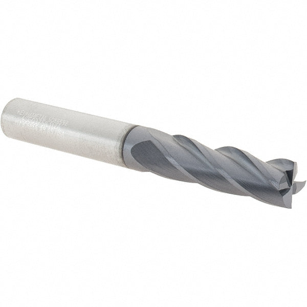 3/8" 4-Flute Solid Carbide Square End Mill, TiAlN - Kennametal 6086592