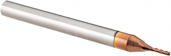 1/32" 4-Flute Solid Carbide Square End Mill, TiCN - Accupro 12179026