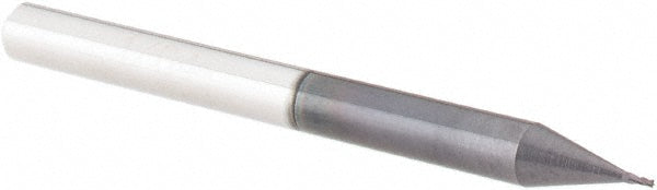 1/64" 4-Flute Solid Carbide Square End Mill, AlTiN - Accupro 12178957