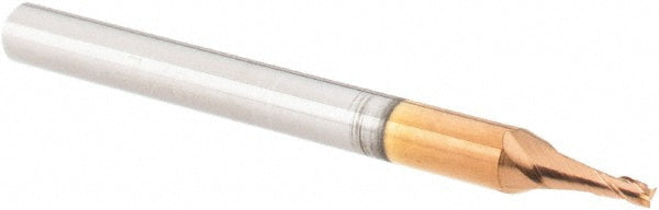 3/64" 3-Flute Solid Carbide Square End Mill, TiCN - Accupro 12178903
