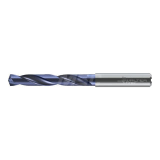 0.3700" Solid Carbide Drill Bit, TiAlN, 140° point - Walter-Titex 6618378