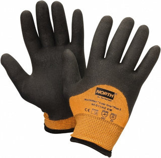 Large High-Visibility Orange Nylon Cut-Resistant Gloves - North NFD11HD/9L