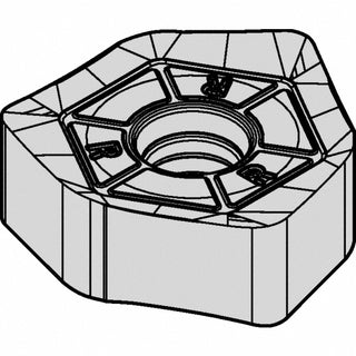 XNGJ0905ANSNGD3W Solid Carbide Insert, Grade KC725M, TiAlN - Kennametal 3547033