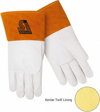 Medium Leather; Synthetic Leather Heat Gloves - Steiner 0224K-M
