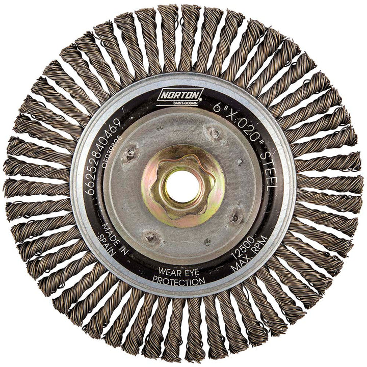 6" Power Brushe - Norton 66252840469