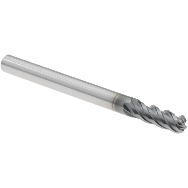 1/8" 4-Flute Solid Carbide Ball End Mill, AlTiN - Seco 17004156