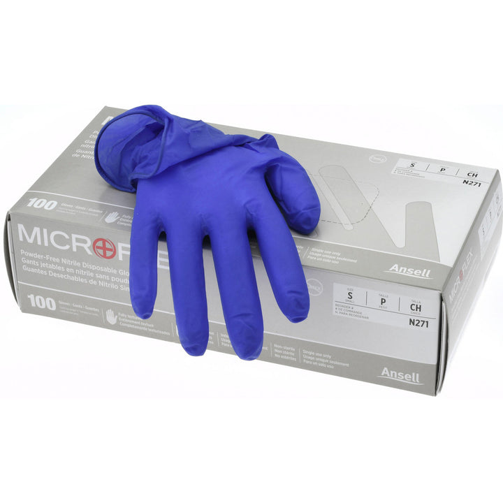 Cobalt Blue Nitrile Gloves - Ansell N271