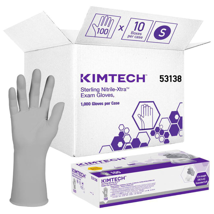 Gray Nitrile Gloves - Kimtech 53138