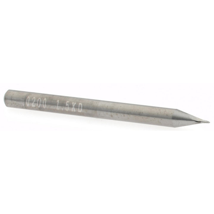 0.0200" 2-Flute Solid Carbide Square End Mill - Accupro 12464362