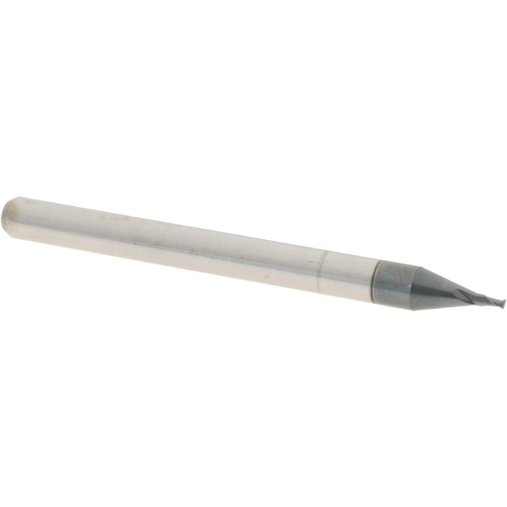 1/32" 2-Flute Solid Carbide Square End Mill, AlTiN - Accupro 14796999