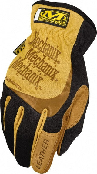 Small Brown Leather General Purpose Gloves - Mechanix Wear LFF-75-008